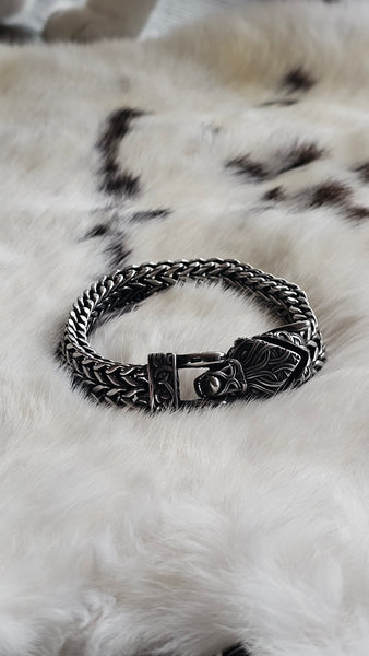 Ulve armbånd - sølv
